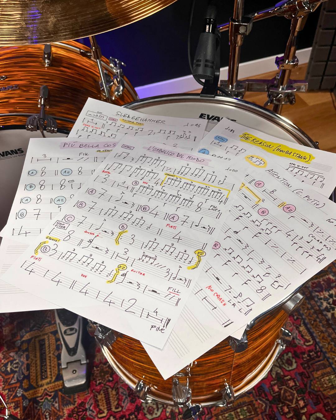 corso batteria jazz con spartiti