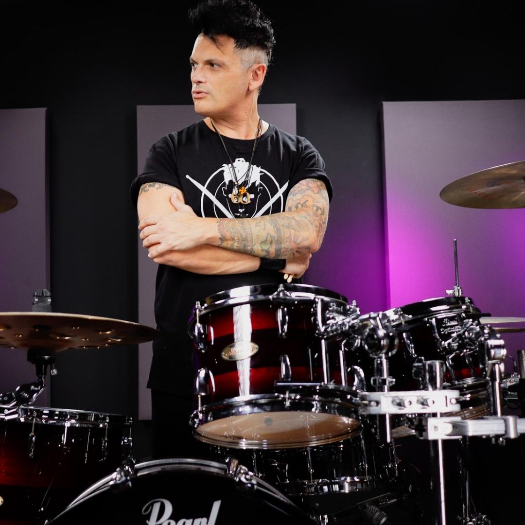 Corso d batteria rock con Paolo Valli