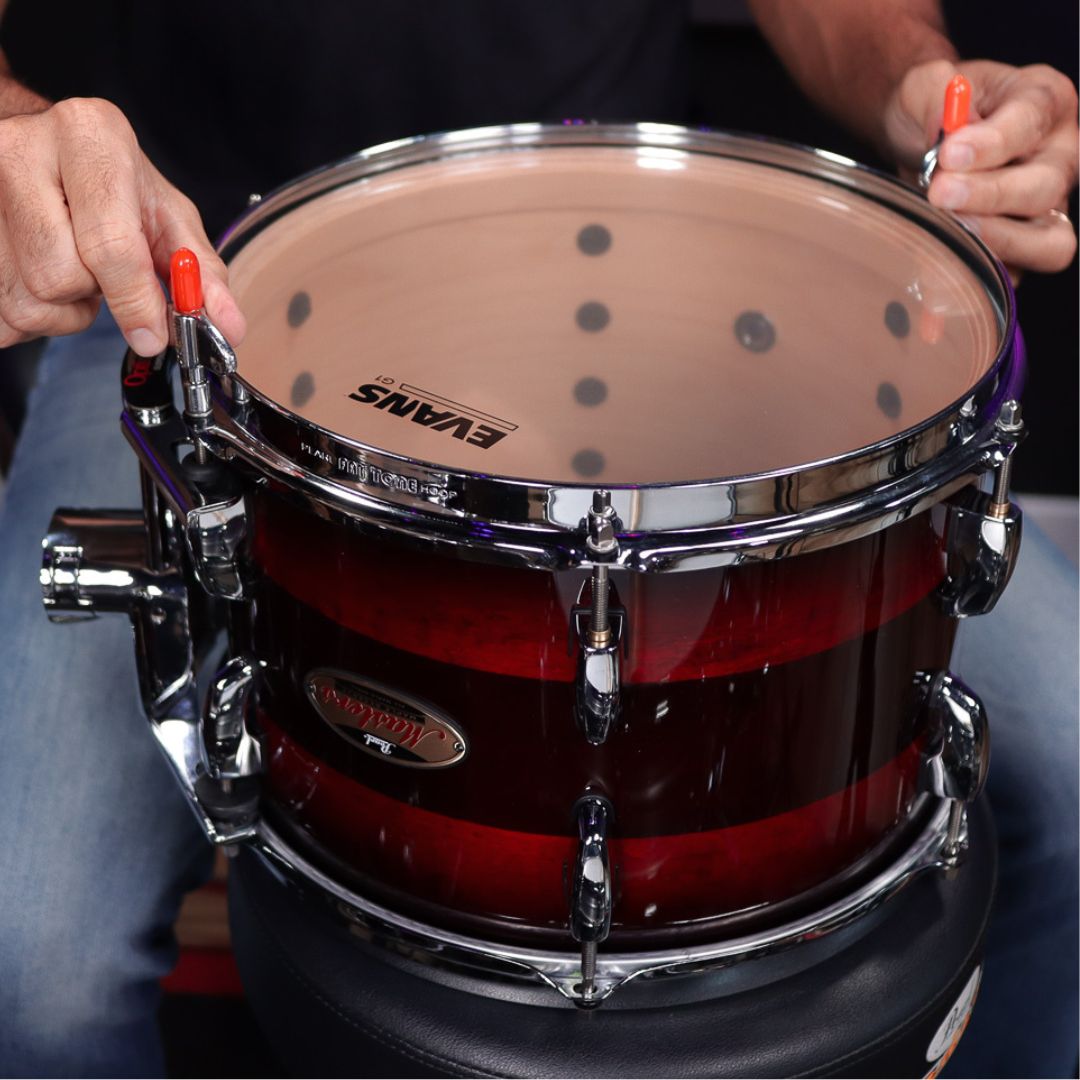 accordatura batteria acustica