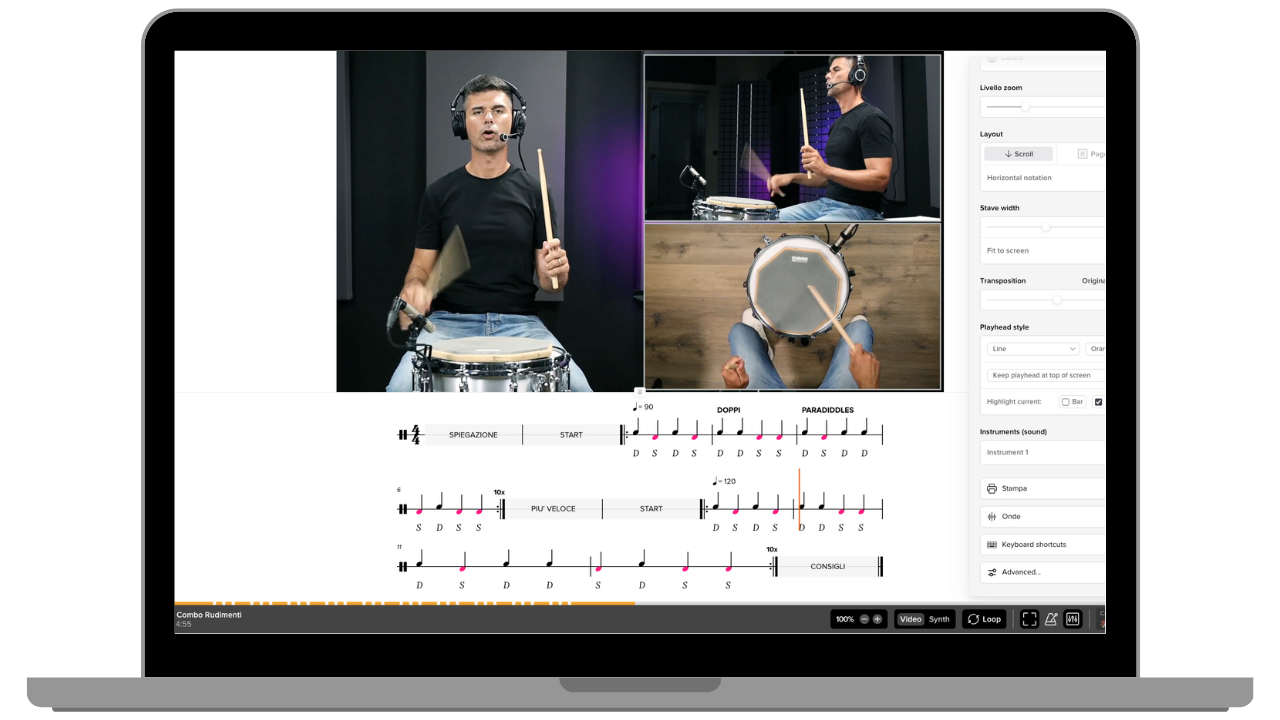 corso di batteria per principianti