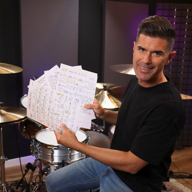 Corrado Bertonazzi con le charts