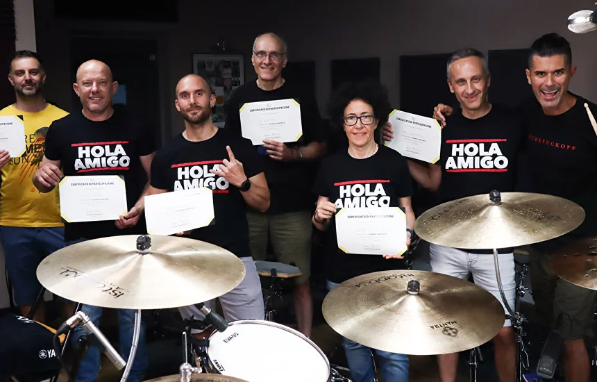 Drum Camp con Corrado Bertonazzi — foto delle edizioni precedenti, 2
